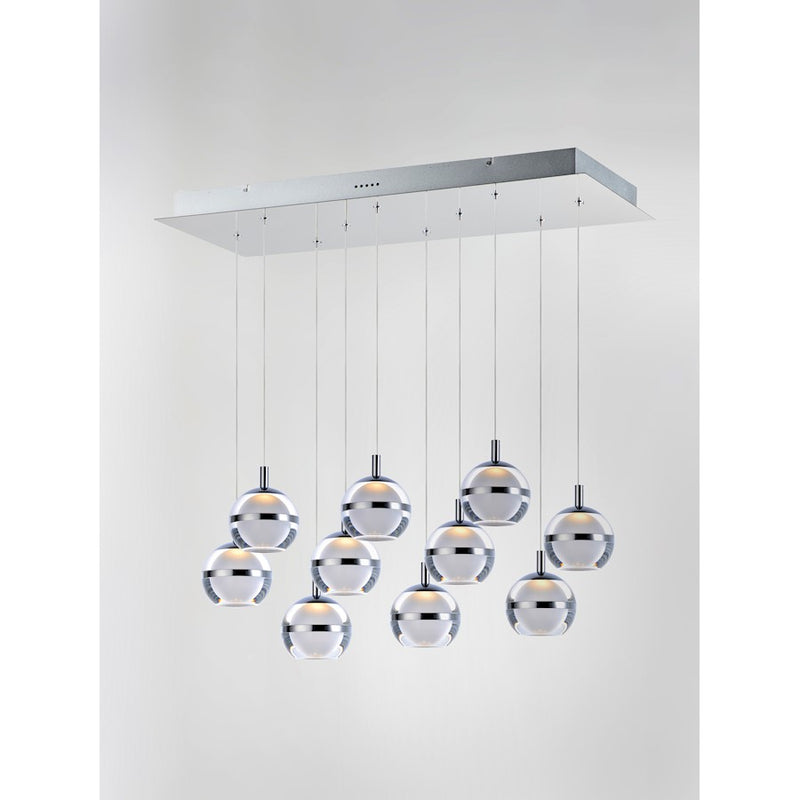 ET2 Lighting Swank 10 Light Pendant