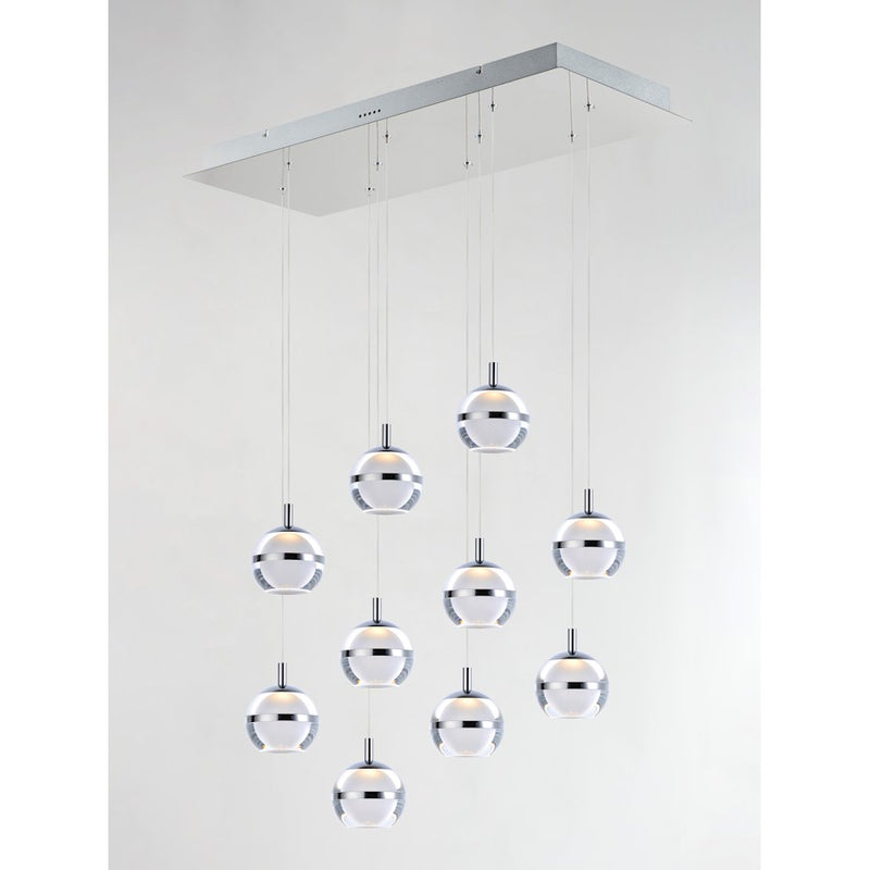 ET2 Lighting Swank 10 Light Pendant