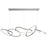 ET2 Lighting Unity 1 Light Linear Pendant, Black Chrome
