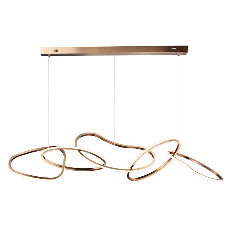 ET2 Lighting Unity 5-Light LED Pendant, Brushed Champagne