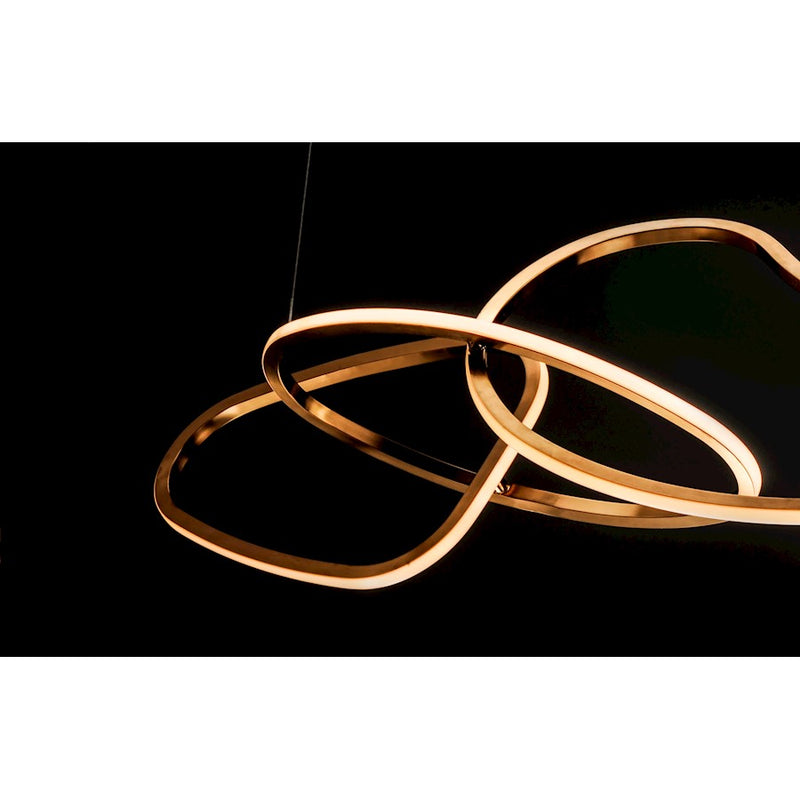 ET2 Lighting Unity 5-Light LED Pendant, Brushed Champagne