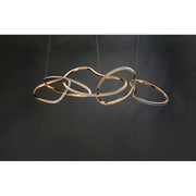 ET2 Lighting Unity 5-Light LED Pendant, Brushed Champagne