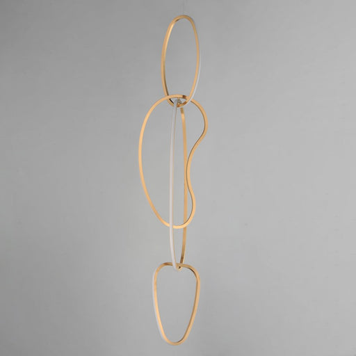 ET2 Lighting Unity Vertical 4 Light LED Pendant, Champagne