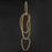 ET2 Lighting Unity Vertical 4 Light LED Pendant, Champagne