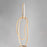 ET2 Lighting Unity Vertical 4 Light LED Pendant, Champagne
