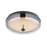 ET2 Lighting Voto LED Flush Mount, Gunmetal/Graduating Smoke - E24660-138GM