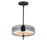 ET2 Lighting Voto 2-Light LED Pendant, Gunmetal/Smoke - E24662-138GM