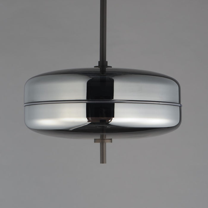 ET2 Lighting Voto 2-Light LED Pendant, Gunmetal/Smoke