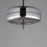 ET2 Lighting Voto 2-Light LED Pendant, Gunmetal/Smoke
