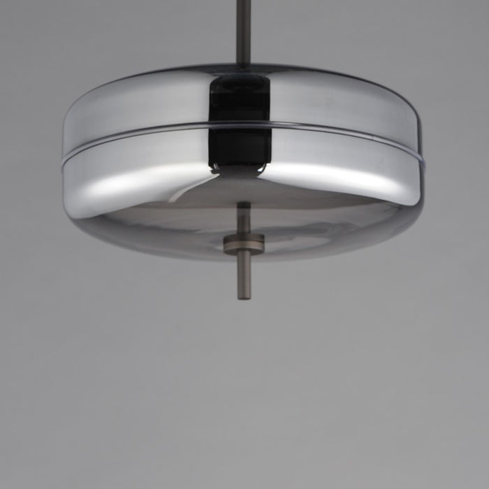 ET2 Lighting Voto 2-Light LED Pendant, Gunmetal/Smoke