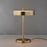 ET2 Lighting Voto 2-Light LED Table Lamp, Brass/Clear