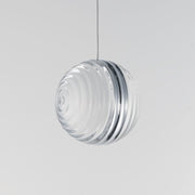 ET2 Lighting Pulse 1Lt 4.75" LED Pendant, Chrome/Clear Acrylic