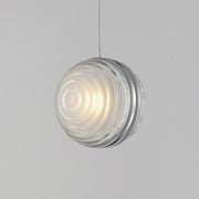 ET2 Lighting Pulse 1Lt 4.75" LED Pendant, Chrome/Clear Acrylic