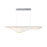 ET2 Lighting Manta 1Lt 47" LED Linear Pendant, Chrome/Ribbed - E24714-144PC