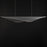 ET2 Lighting Manta 1Lt 70" LED Linear Pendant, Chrome/Ribbed