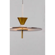 ET2 Lighting Circuit LED 1-Light Pin-Up Wall Sconce, Matte White