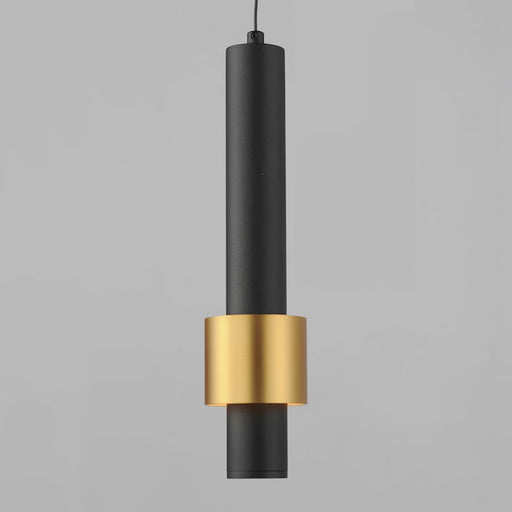 ET2 Lighting Reveal 1 Light LED Pendant, Black/Gold
