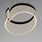 ET2 Lighting Sonata 1 Light Pendant, Black/Acrylic