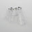 ET2 Lighting Tartan 1 Light LED Wall Sconce, Chrome/Heavy Faceted