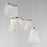 ET2 Lighting Tartan 3 Light LED Pendant, Chrome/Heavy Faceted