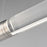 ET2 Lighting Vanish 2Lt 72" LED Pendant, Aluminum/Clear Acrylic