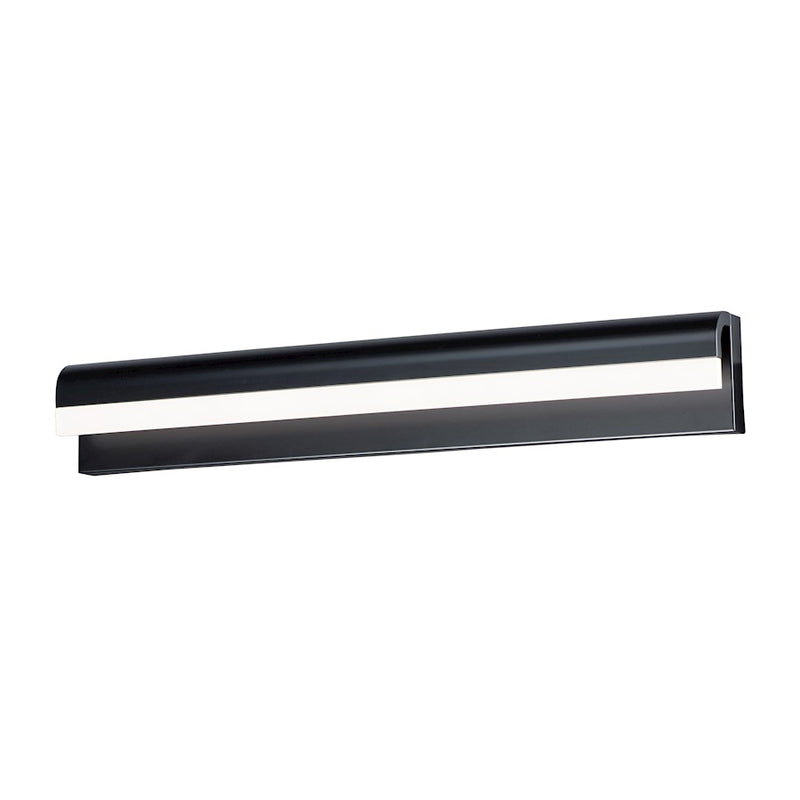 ET2 Lighting Waterfall LED 30" 1-Light Bath Vanity, Black