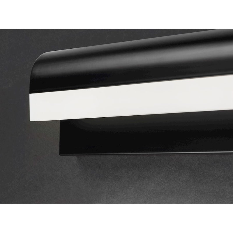 ET2 Lighting Waterfall LED 36" 1-Light Bath Vanity, Black