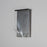 ET2 Lighting Rinkle 1 Light Wall Sconce, Gunmetal/Acrylic