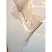 ET2 Lighting Rinkle LED 3-Light Pendant, Polished Chrome