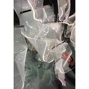 ET2 Lighting Rinkle LED 14-Light Pendant, Polished Chrome