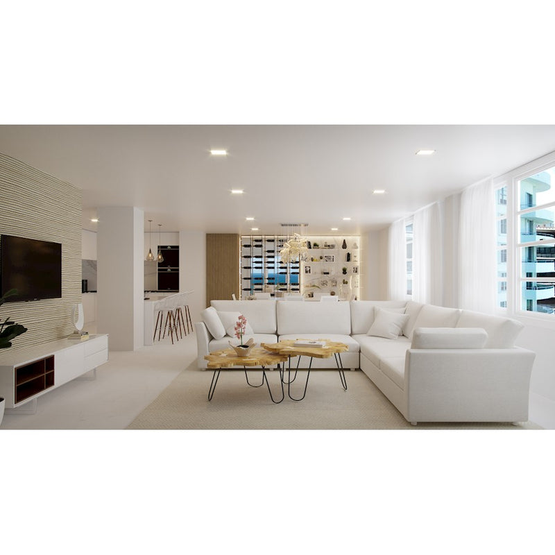 ET2 Lighting Rinkle LED 13-Light Pendant, Polished Chrome