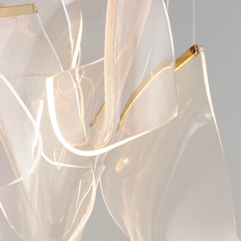ET2 Lighting Rinkle Pendant, French Gold