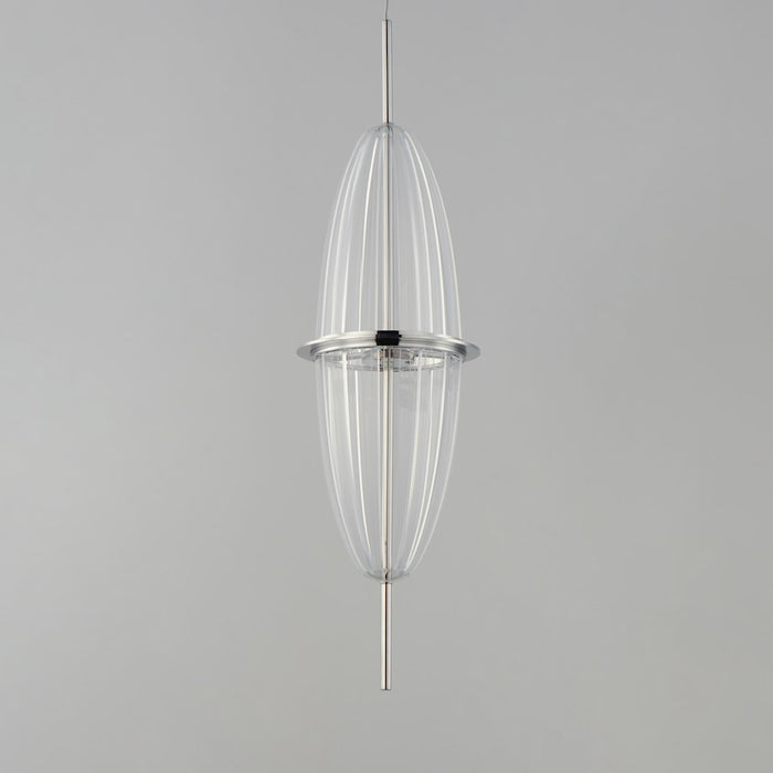 ET2 Lighting Quasar 1Lt LED Mini Pendant, Chrome/Acrylic