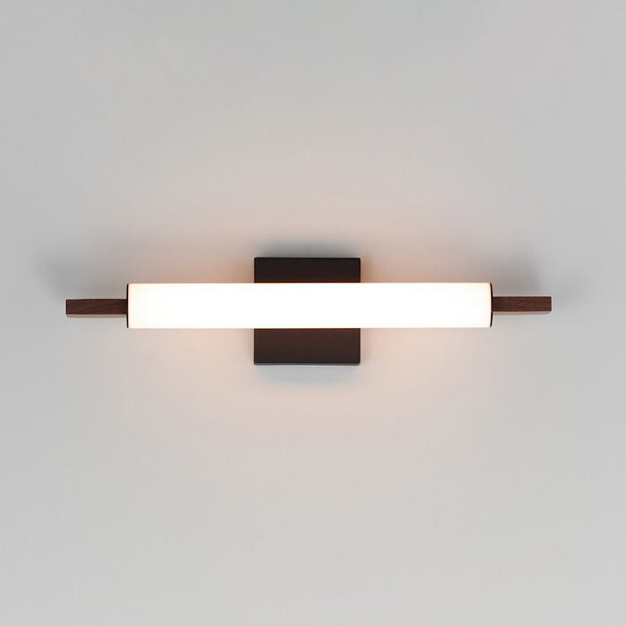 ET2 Lighting Joist 1 Light 20" LED Surface Mount, Walnut/Black