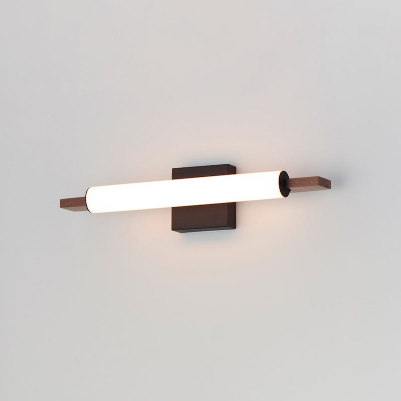 ET2 Lighting Joist 1 Light 20" LED Surface Mount, Walnut/Black