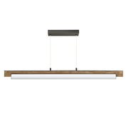 ET2 Lighting Joist 1Lt 45" LED Horizontal Pendant, Wood/Charcoal - E24932-DWCHL