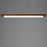 ET2 Lighting Joist 1Lt 45" LED Horizontal Pendant, Alabaster/Brass