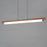 ET2 Lighting Joist 1Lt 45" LED Horizontal Pendant, Walnut/Black