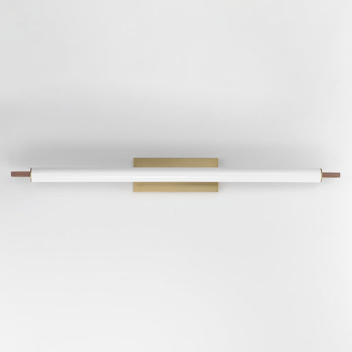 ET2 Lighting Joist 45" 1Lt LED Surface Mount, Alabaster/Brass