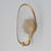 ET2 Lighting Moonscapes 1 Light Wall Sconce, Brushed Champagne