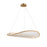 ET2 Lighting Moonscapes 1Lt 23.5" Single Pendant, Brushed Champagne - E24971-BCN