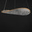 ET2 Lighting Moonscapes 1Lt 23.5" Single Pendant, Brushed Champagne