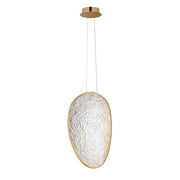 ET2 Lighting Moonscapes 1Lt 13.5" Single Pendant, Brushed Champagne - E24972-BCN