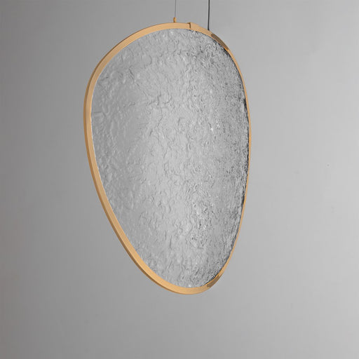 ET2 Lighting Moonscapes 1Lt 16" Single Pendant, Brushed Champagne