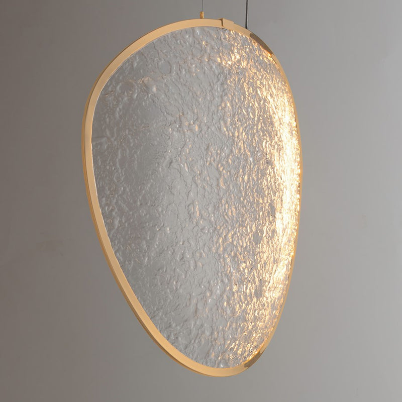 ET2 Lighting Moonscapes 1Lt 16" Single Pendant, Brushed Champagne
