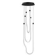 ET2 Lighting Soleil 3-Light LED Pendant, Black - E24983-BK