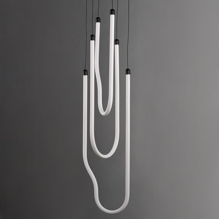 ET2 Lighting Soleil 3-Light LED Pendant, Black