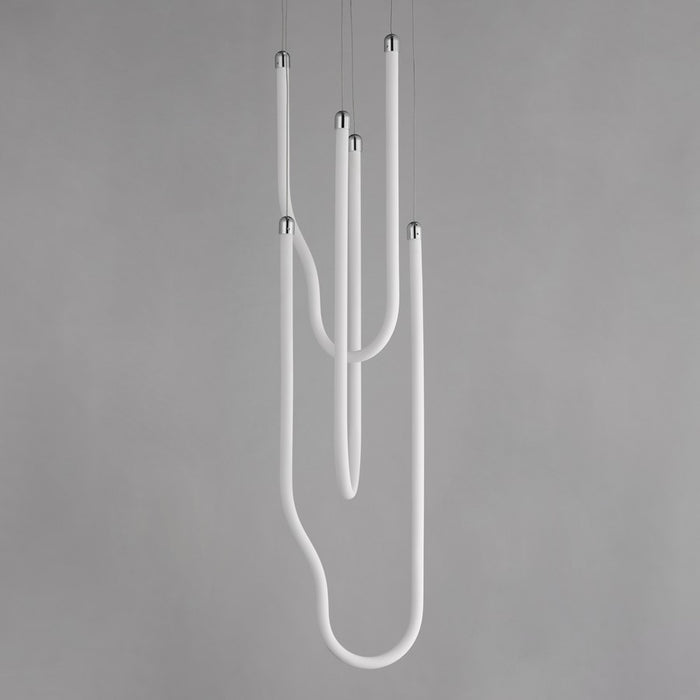 ET2 Lighting Soleil 3-Light LED Pendant, Polished Chrome