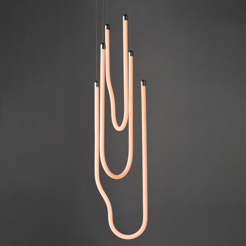 ET2 Lighting Soleil 3-Light LED Pendant, Polished Chrome