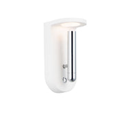 ET2 Lighting Beacon LED 1-Light Wall Sconce, White/Polished Chrome